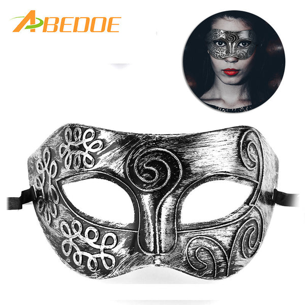 ABEDOE Vintage Retro Mask Men Greco-Roman Gladiator Masquerade Masks for Carnival Halloween Cosplay Costume Party Ball